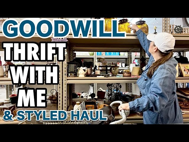 Goodwill Thrift Store Shopping• Thrift Store Finds•Thrift with Me & Haul