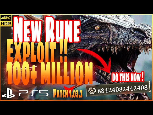 (NEW) Rune Farm Exploit 100+ Million (EASY) Patch 1.03.2 Elden Ring