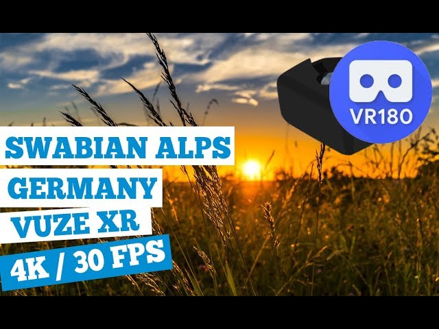 Swabian Alps in Germany (VR180 4K Vuze XR Review)