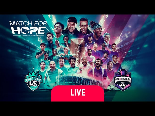 🔴 Watch Now! Match for Hope 🔥