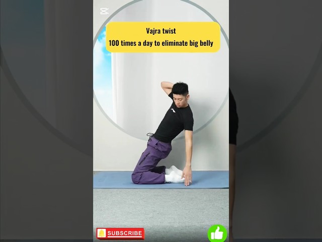 exercises for waist and abdomen,big belly fat workout,#shorts #shortsfeed #yoga #bigbelly #abdomen