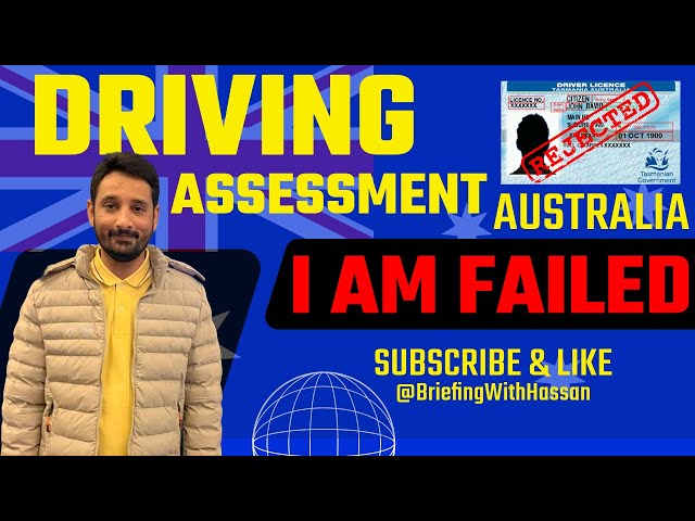 Driving Assessment FAILED in Australia | @BriefingWithHassan