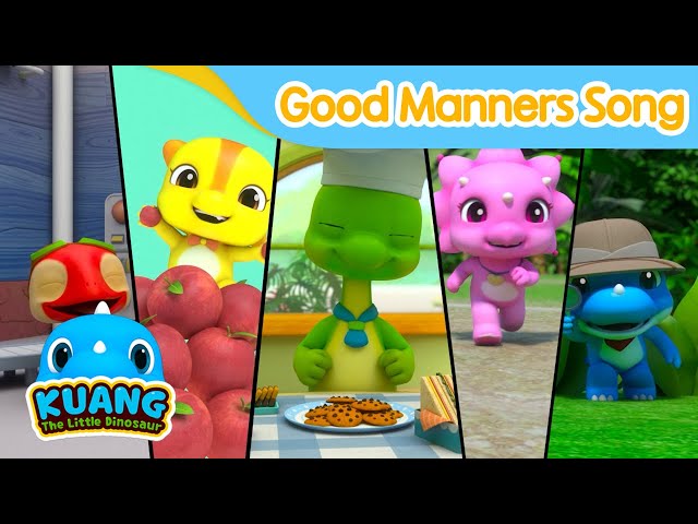 🦖I have my own strengths |  Good manners song for kids | Healthy Habits | the little dinosaur Kuang