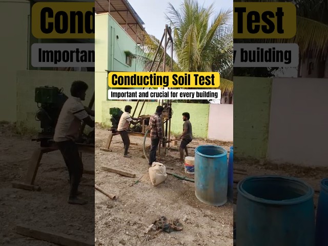 #building #strength Starts from the Ground #soiltest for a #strongfoundation By archdesignfactory