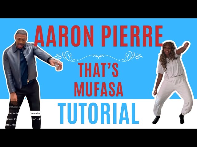 Aaron Pierre That’s Mufasa* EASY DANCE TUTORIAL (beginner friendly)