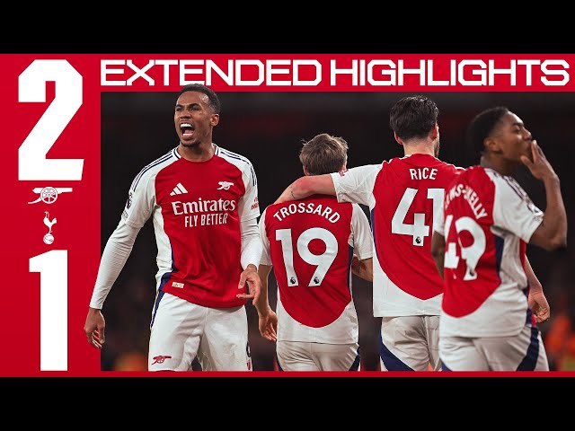 DERBY DAY DELIGHT! | EXTENDED HIGHLIGHTS | Arsenal vs Tottenham Hotspur (2-1) | Premier League