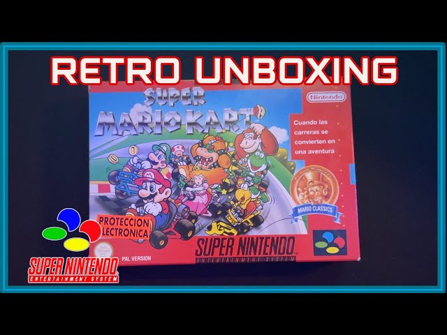 Retro Unboxing - Super Mario Kart  - Super Nintendo