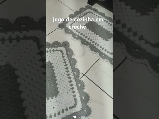 Jogo de cozinha em croche #crochet#feitocomamor  #viralvideo #satisfying