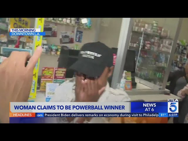 Woman claims to be $1 billion Powerball winner