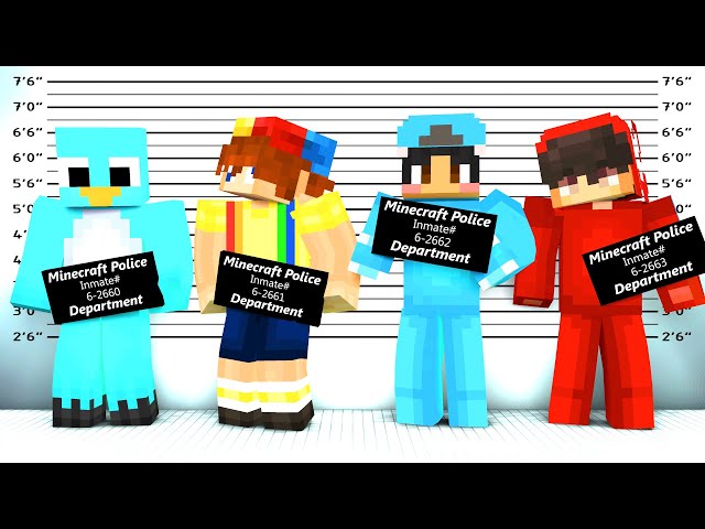 Omz and Roxy vs Cash and Nico vs Milo and Chip vs JJ vs Mikey vs Jeffy Johnny Minecraft