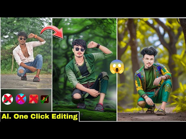 One click me अपना कपड़ा change करे |AI Best Photo Editing |New Aap Creati ai Photo Editing ak editor