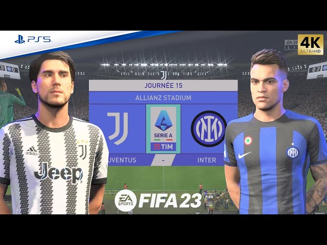 FIFA 23 - Juventus vs Inter Milan  | Serie A Matchday | PS5™ [4K ] Next Gen