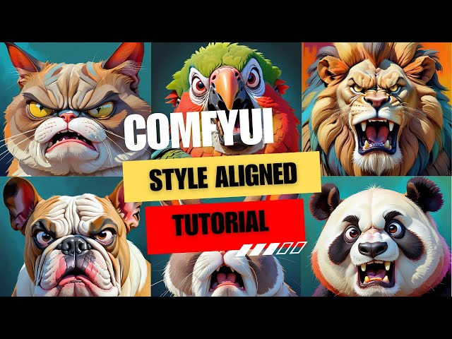 Style Aligned ComfyUI Workflow: Consistency Across Generations ✨