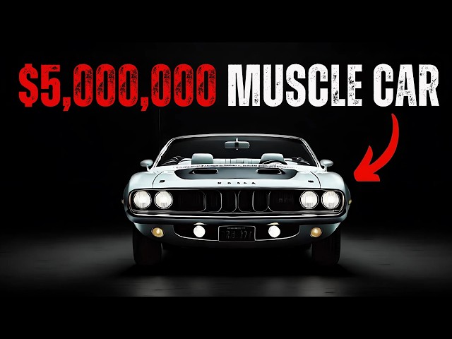 Top 10 MOST EXPENSIVE Muscle Cars EVER Made