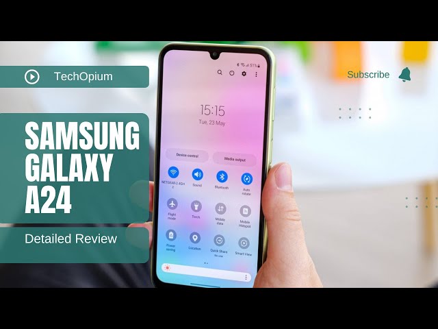 Samsung Galaxy A24 4G review || TechOpium