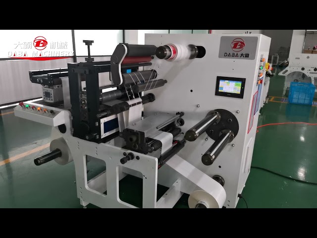 High speed rotary die cutting machine for blank label