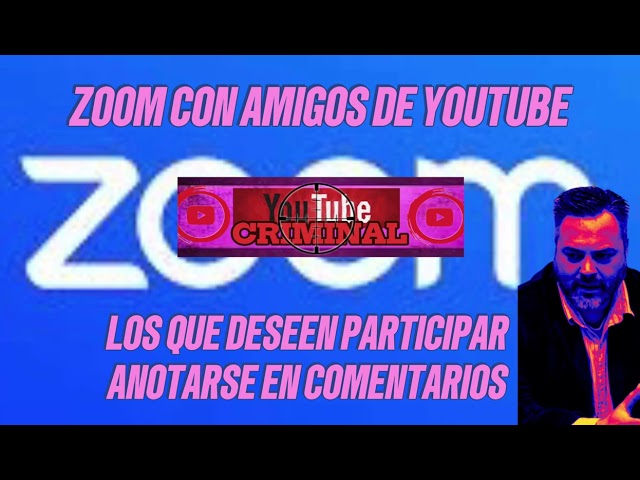 ¡ZOOM CON AMIGOS DE YOUTUBE! ¡ANOTARSE! 👇