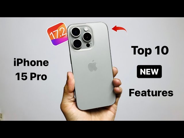 iOS 17.2 on iPhone 15 Pro - iOS 17.2 Top 10 New Features on iPhone 15 Pro