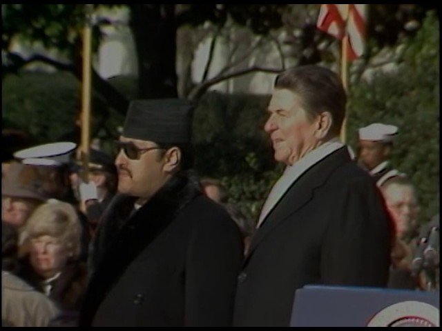 President Reagan's Remarks at Arrival Ceremony for King Birendra of Nepal on December 7, 1983