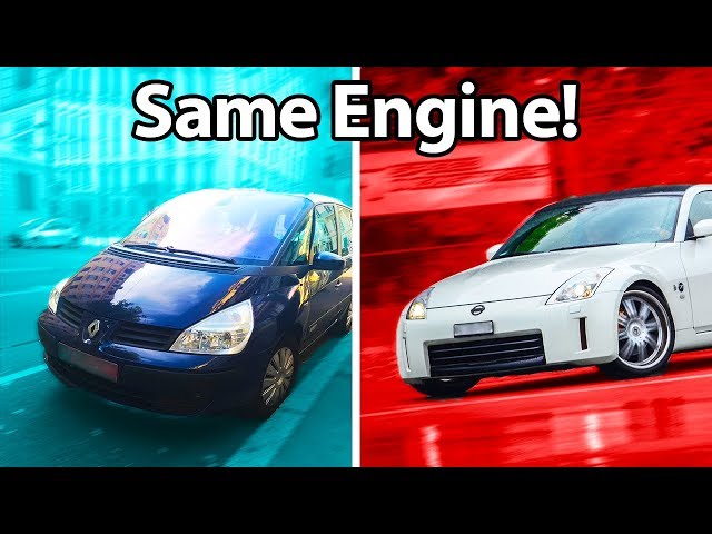 5 Cars You'd Never Guess Shared Engines!! 🔧