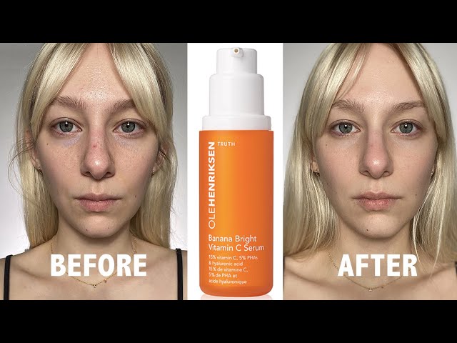 NEW! OLE HENRIKSEN BANANA BRIGHT SERUM | Before & After Review