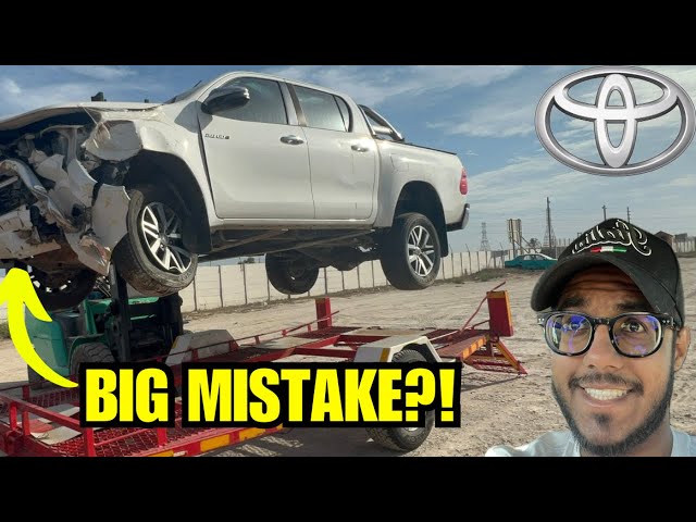 WE BOUGHT A WRECKED TOYOTA HILUX FOR CHEAP...