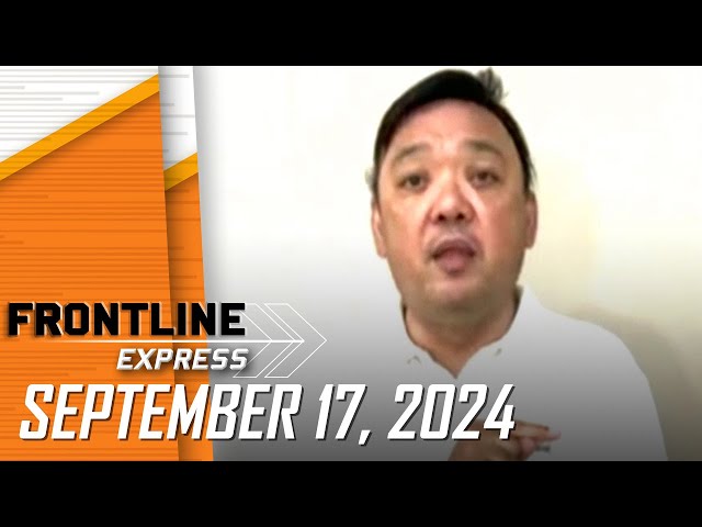 FRONTLINE EXPRESS LIVESTREAM | September 17, 2024 | 2:30PM