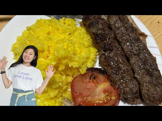 درست کردن کباب کوبیده ایرانی توسط یک کره ای  | 쿠비데케밥 만들 기! |Iranian kebab made by a Korean.