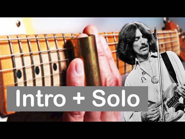 How to Play "My Sweet Lord" Slide Guitar Intro and Solo