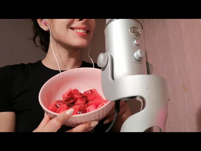 ASMR comiendo sandía 🍉