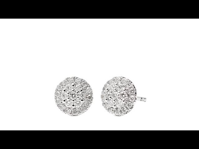 Gold   Diamond Source 14K 0.51ctw Diamond Studs