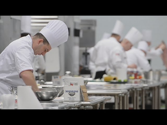 Service Members Compete in the Military Culinary Arts Competitive Training Event