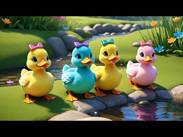 Five Little Ducks | Fun Counting Song for Kids | Nursery Rhymes & Kids Songs