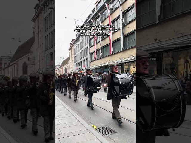 Fasnacht Carnival in Basel, Switzerland #basel #switzerland #travel #carnival #parade #solotravel