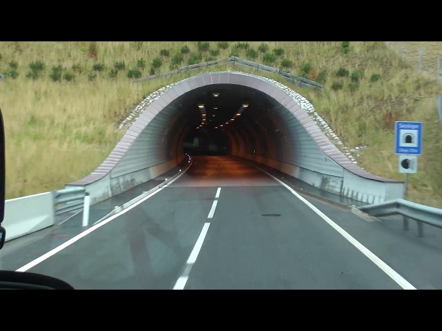 Austrian highway tunnels on the A7 Autobahn and S10 Expressway in amazing condition