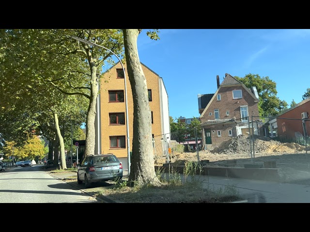 driving in Wedel Town in October 2021 HDR 4K 60fps