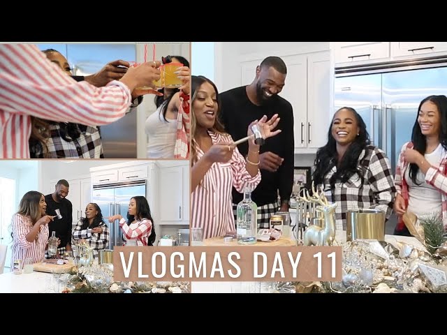 VLOGMAS Day 11 | Shayken Not Stirred - Holiday Cocktails | JaLisaEVaughn