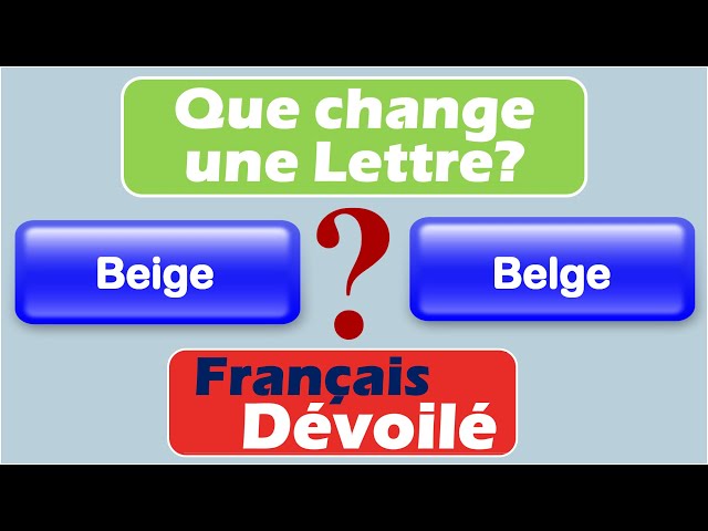 Beige et Belge (Une Lettre)