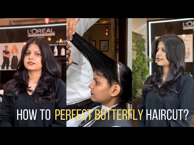 How To Perfect Butterfly Hair Cut / step by step /  tutorial / #hair #haircut #hairgoals #hairstyle