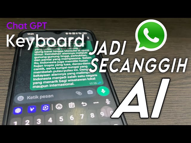 Wajib Coba‼️Aplikasi Keyboard Clever Type Bikin AI diWhatsapp Secanggih Chat GPT