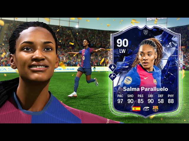 90 TOTY HM SBC Salma Paralluelo is worth YOUR FODDER?! ‍🔥 FC 25 Player Review