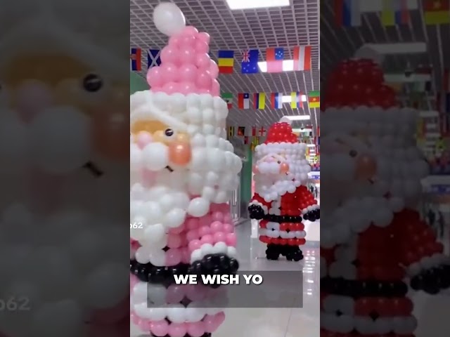 Ever Seen a Balloon Santa? #travel #christmas #short