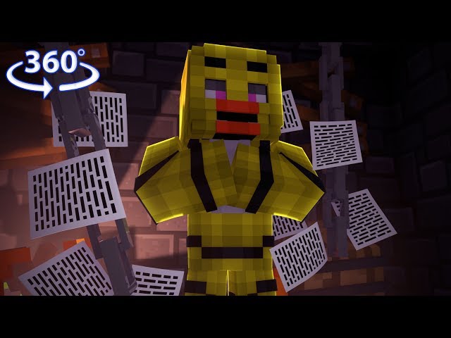 360° Five Nights At Freddy's - CHICA VISION - Minecraft 360° Video