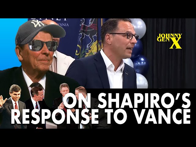 Gov. Josh Shapiro responds to JD Vance talking smack about him.