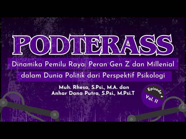 PODTERASS VOL. II EPS 4 - Dinamika Pemilu Raya: Peran Gen Z dan Millenial dalam Dunia Politik