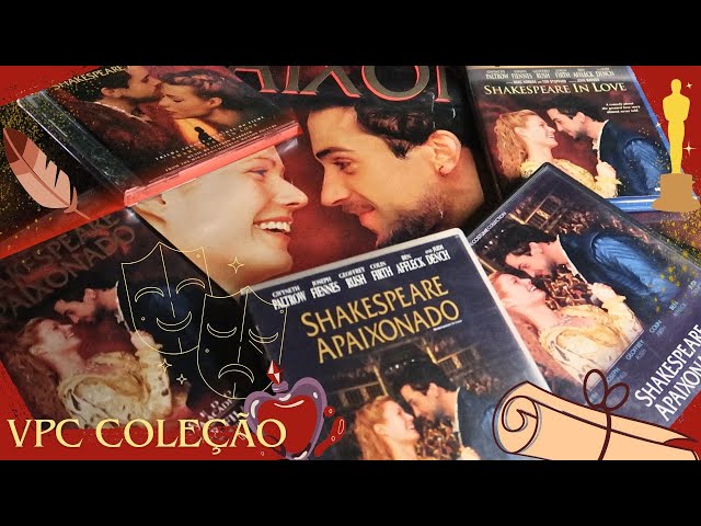 SHAKESPEARE APAIXONADO: VHS, DVDS, BLU-RAY, TRILHA SONORA E PÔSTER | VPC COLEÇÃO (unboxing)