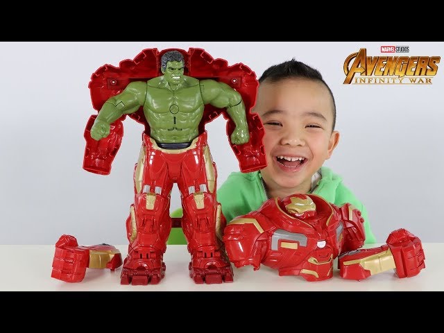 HULK OUT Hulkbuster Avengers Infinity War Toys Unboxing Fun With Ckn