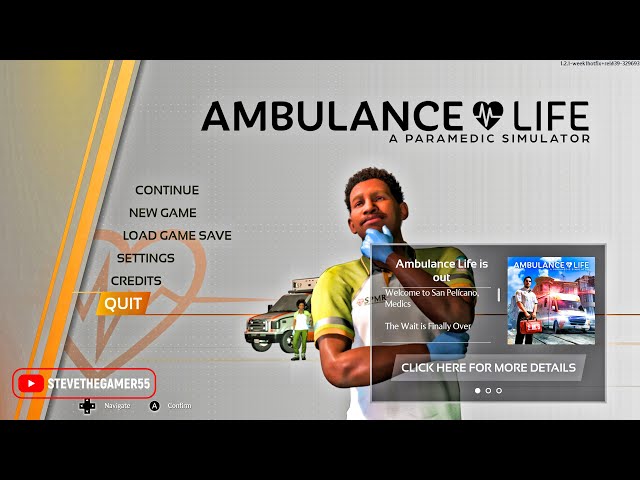 AMBULANCE LIFE A PARAMEDIC SIMULATOR DAY 1