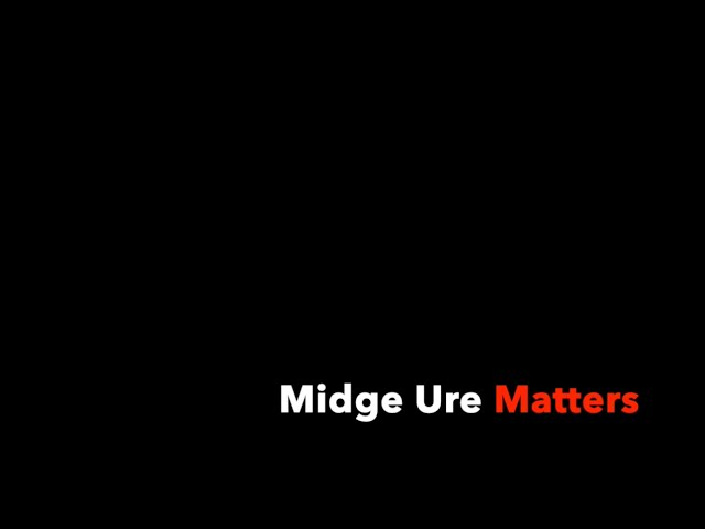 Midge Ure Matters