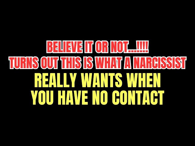 What a Narcissist Desperately Wants When You Go No Contact  |NPD| #narcissism